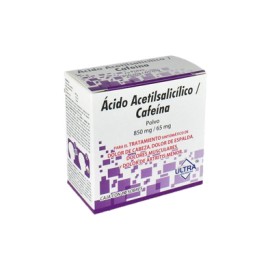 ACIDO ACETILSALICÍLICO/CAFEINA POLVO 850MG/65MG CAJA CON 10 SOBRES-BEADVANCE