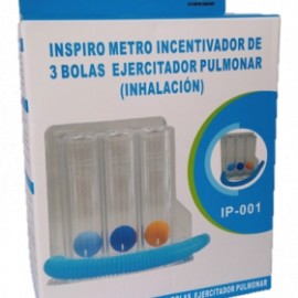 INSPIROMETRO INCENTIVADOR DE 3 BOLAS (INHALACÓN)