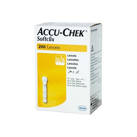 LANCETAS ACCU-CHEK SOFTCLIX 200 PZAS-ROCHE