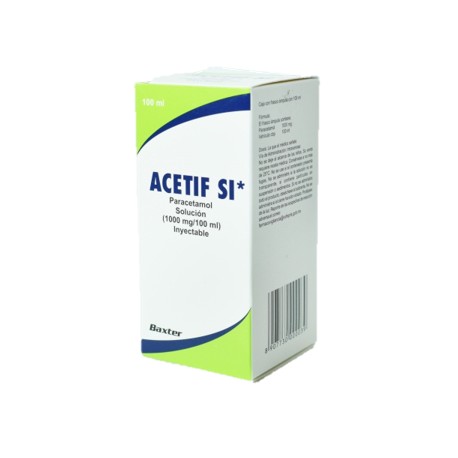 PARACETAMOL/SOLUCIÓN INYEC. 1000MG/100ML- ACETIF SI