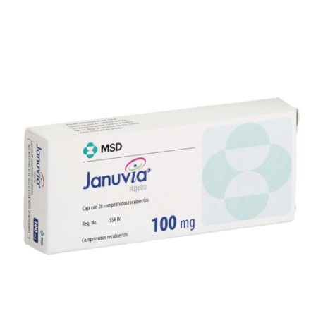 SITAGLIPTINA 100MG  CAJA CON 28 COMPRIMIDOS-JANUVIA